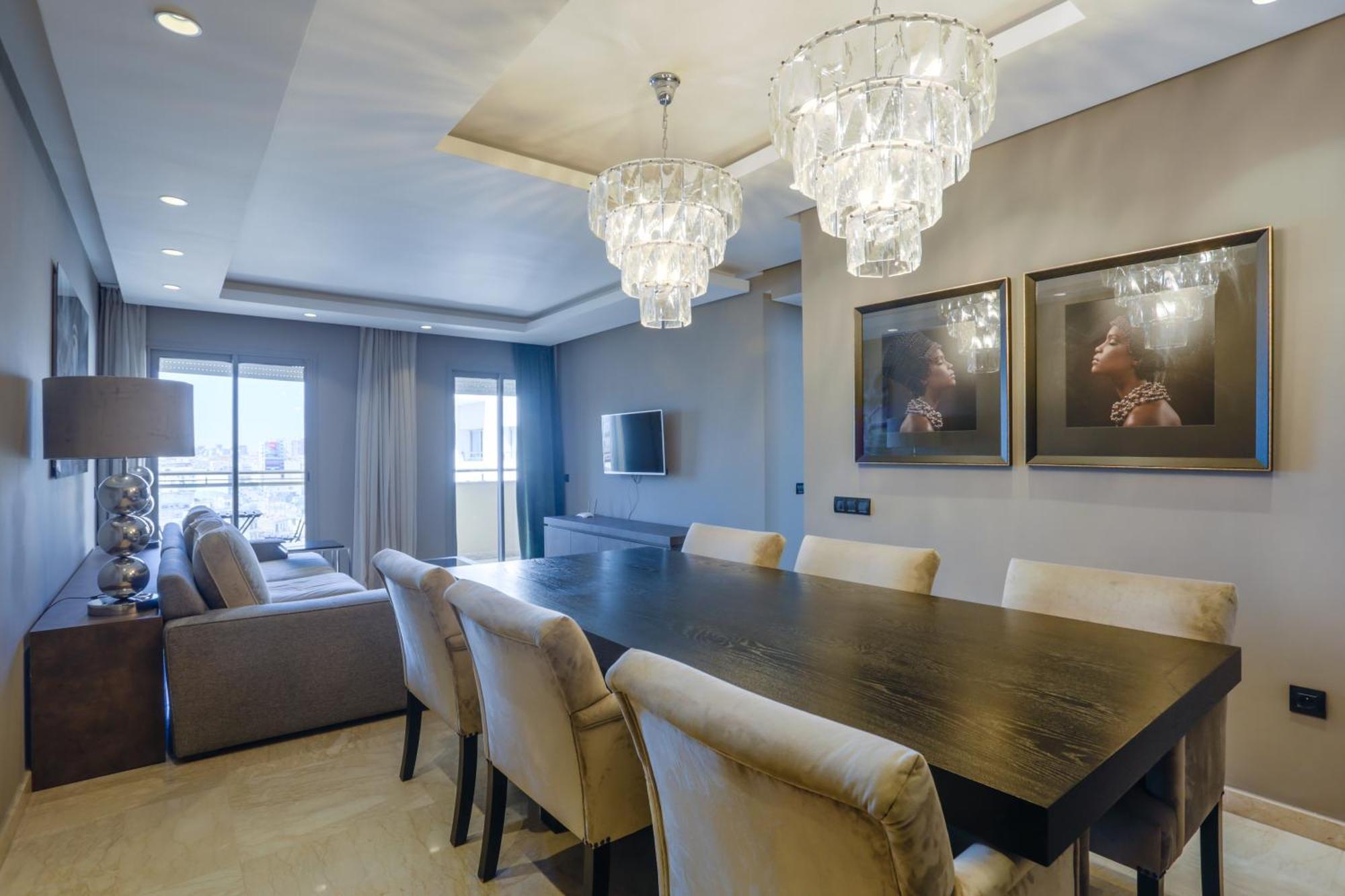 W-Aldorf Apartment Casablanca Bagian luar foto