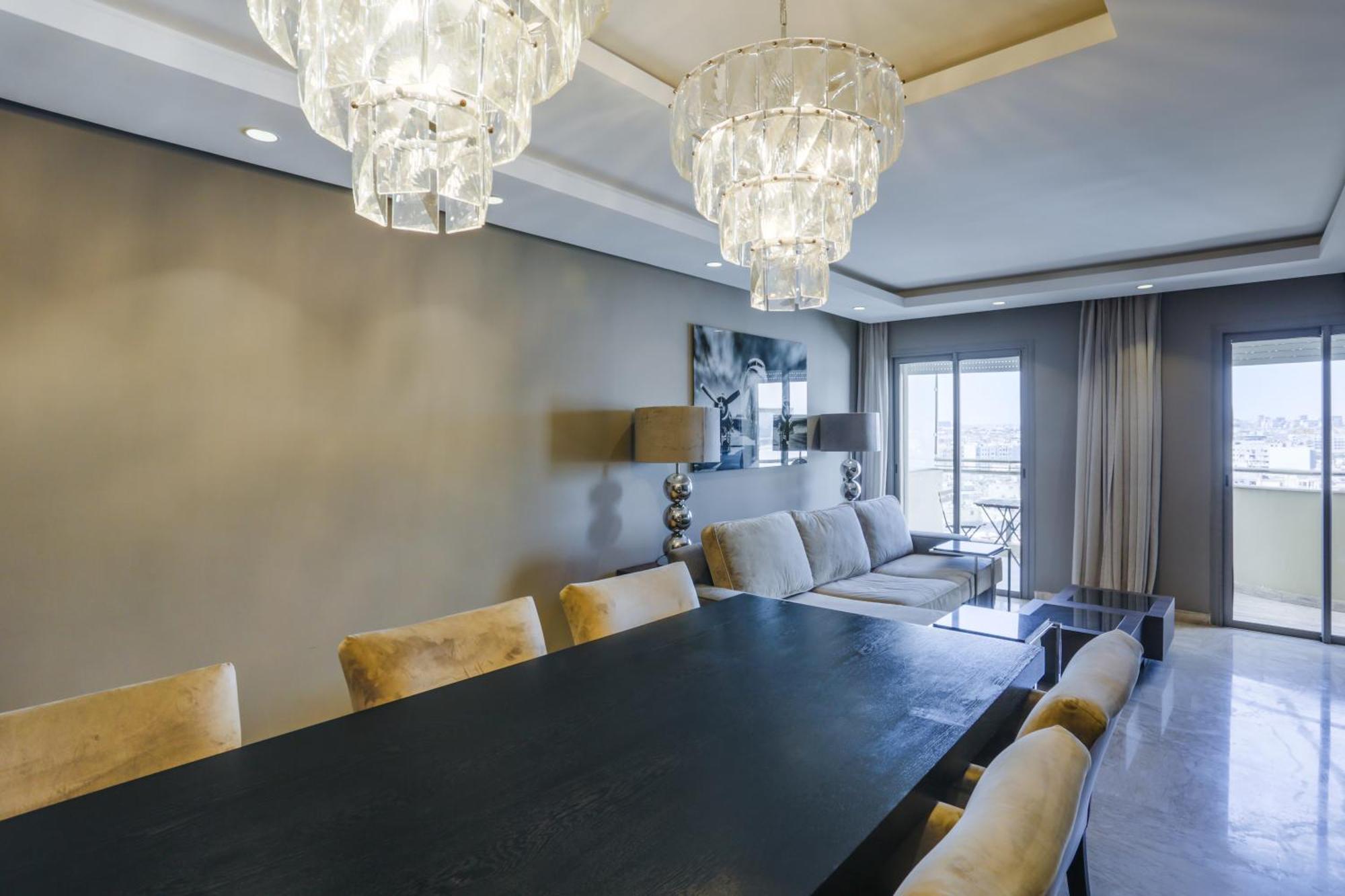 W-Aldorf Apartment Casablanca Bagian luar foto
